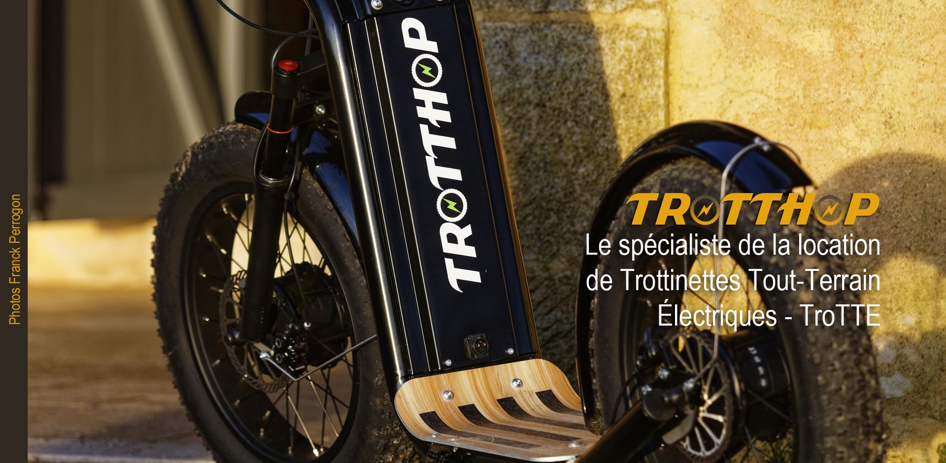 Trotthop, location de trottinettes tout-terrain électriques