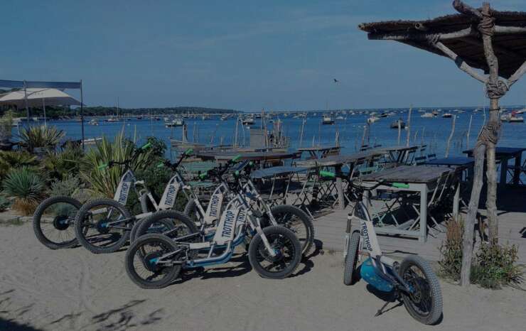 Trotthop Arcachon en bord de mer