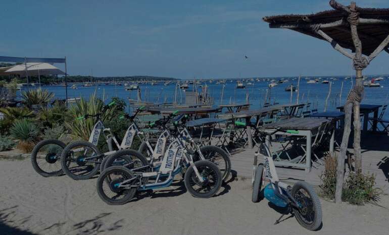 Trotthop Arcachon en bord de mer