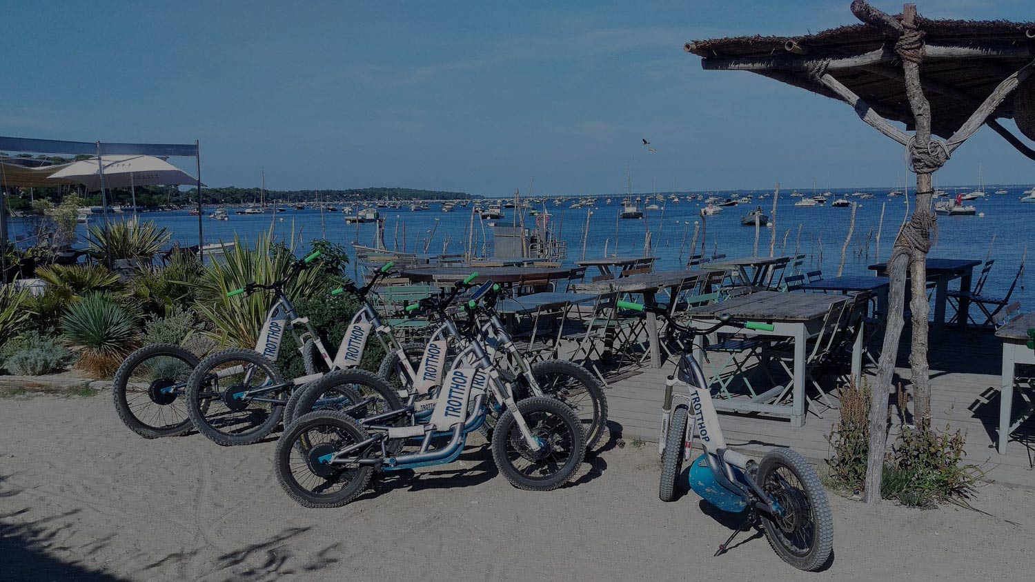 Trotthop Arcachon en bord de mer